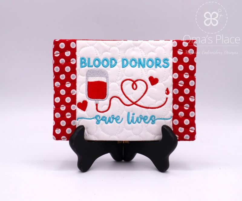 Blood Donors Mug Rug (5x7)-3