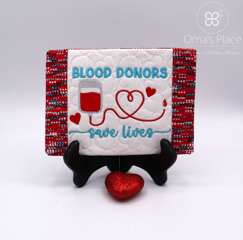 Blood Donors Mug Rug (5x7)-4