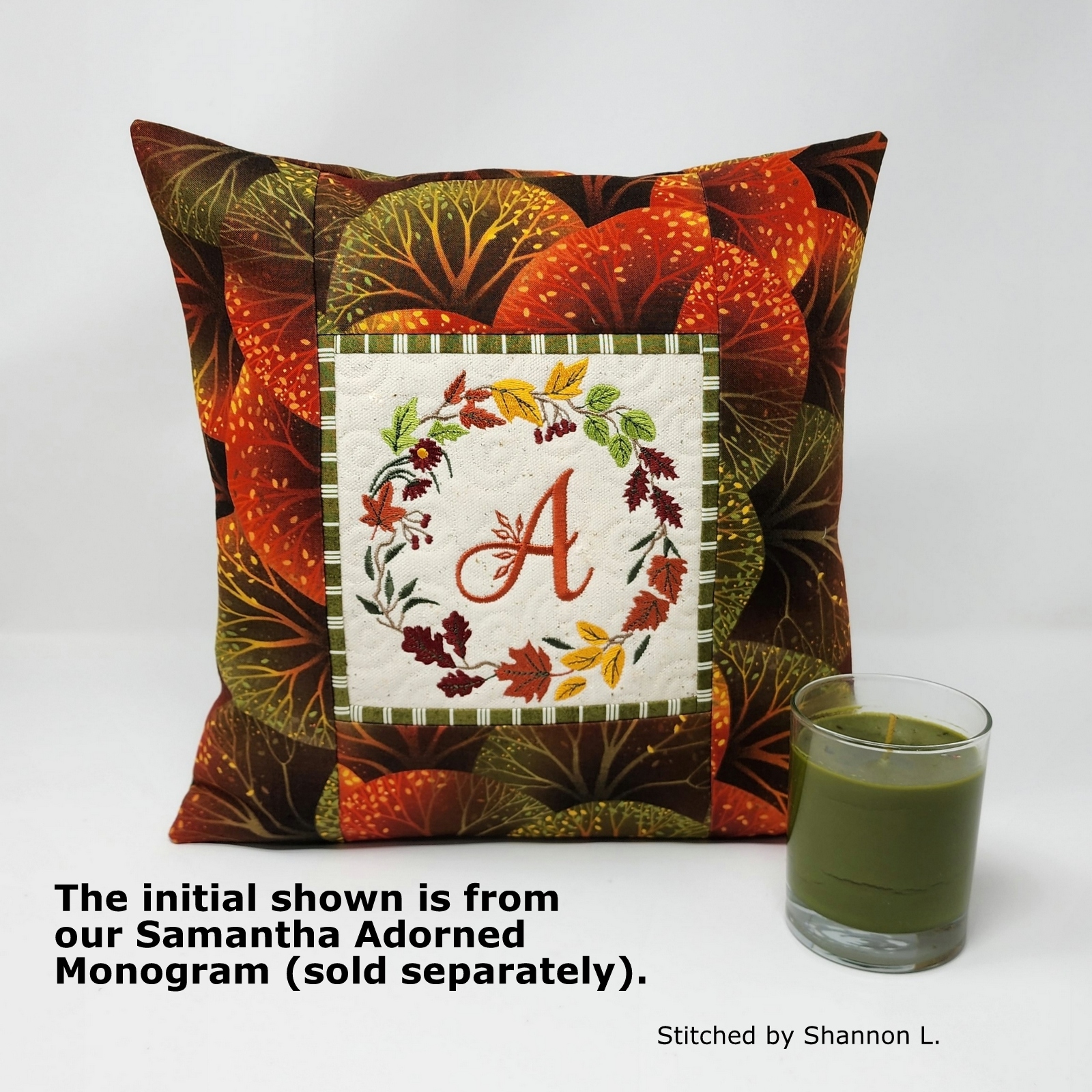 Autumn Wreath Pillow-4
