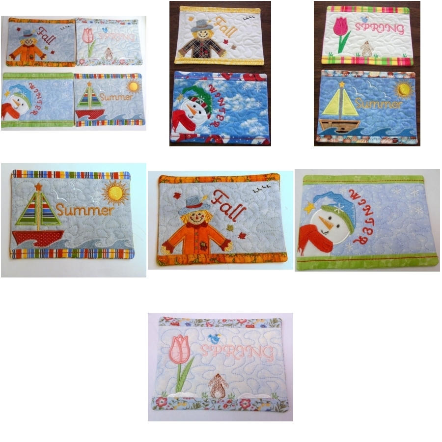 Season Mug Rug SET 