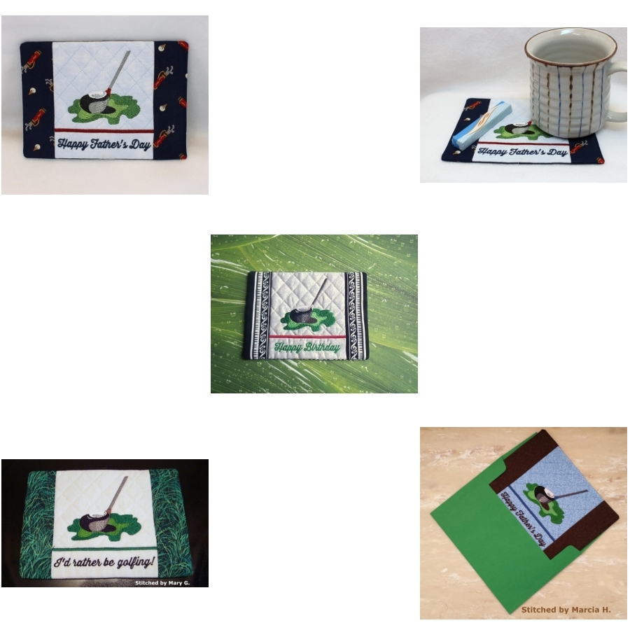 Golf Mug Rug 