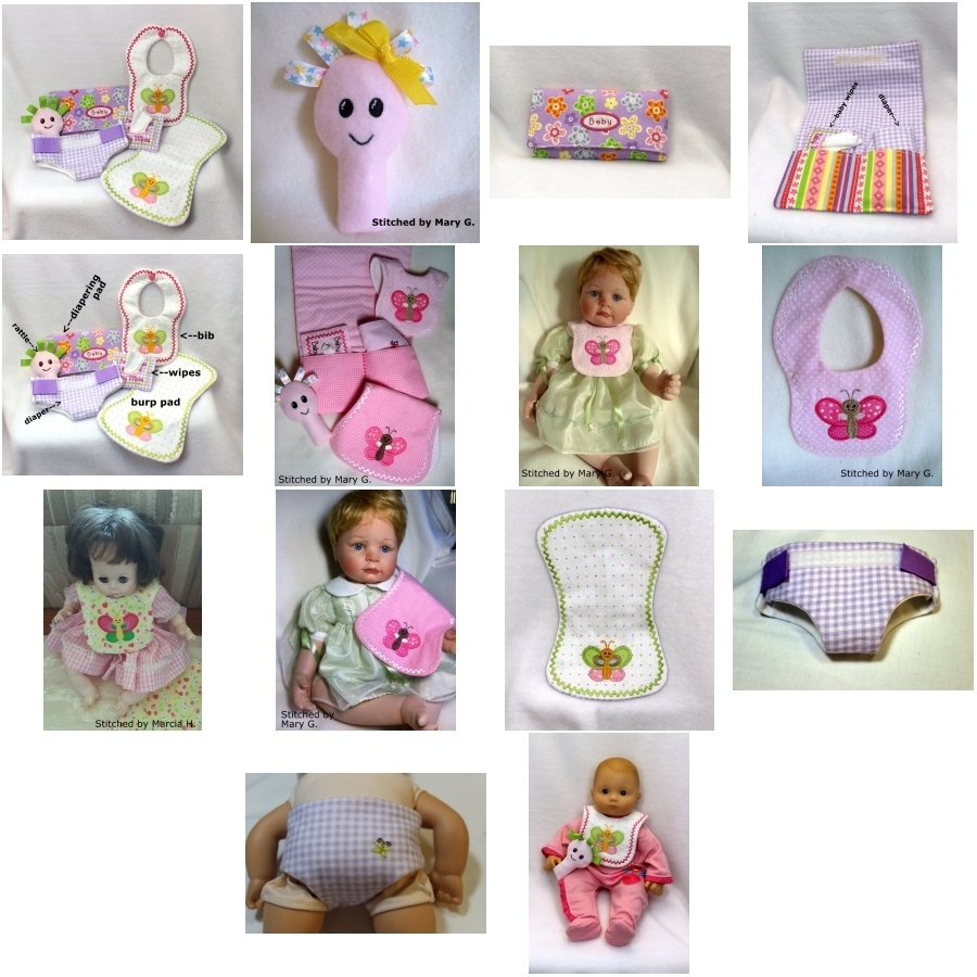 Baby Doll Diapering Set 