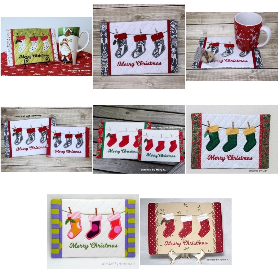 Stockings Snack Mat