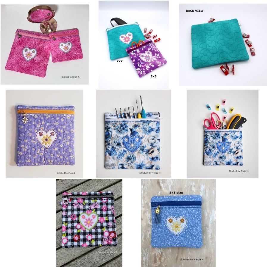 Daisy Heart Bag (2 sizes!)