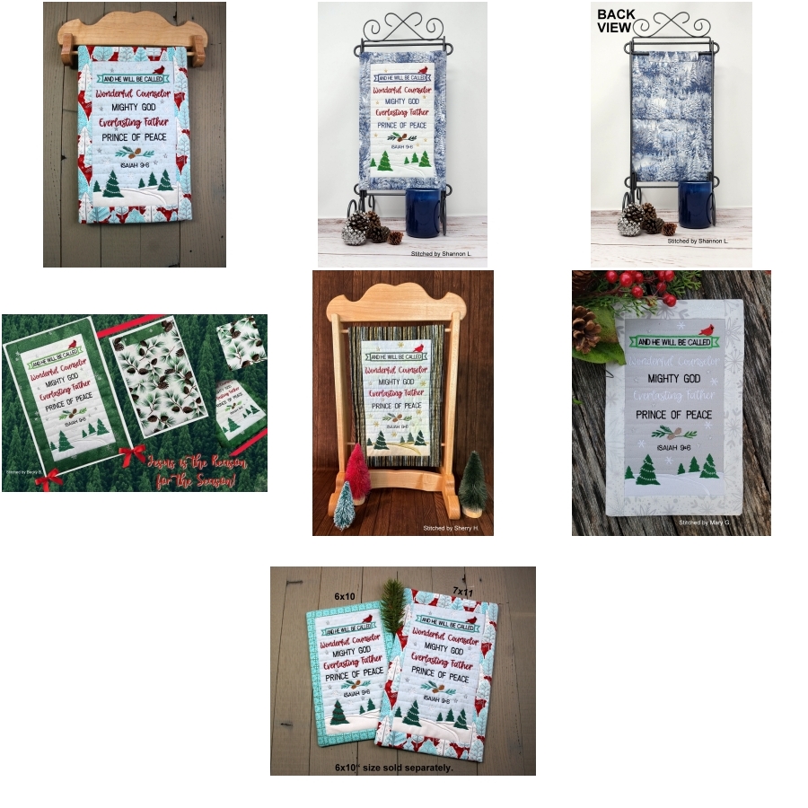 Prince of Peace Mini Quilt (7x11)