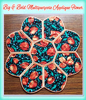 Big & Bold Multipurpose Applique Flower