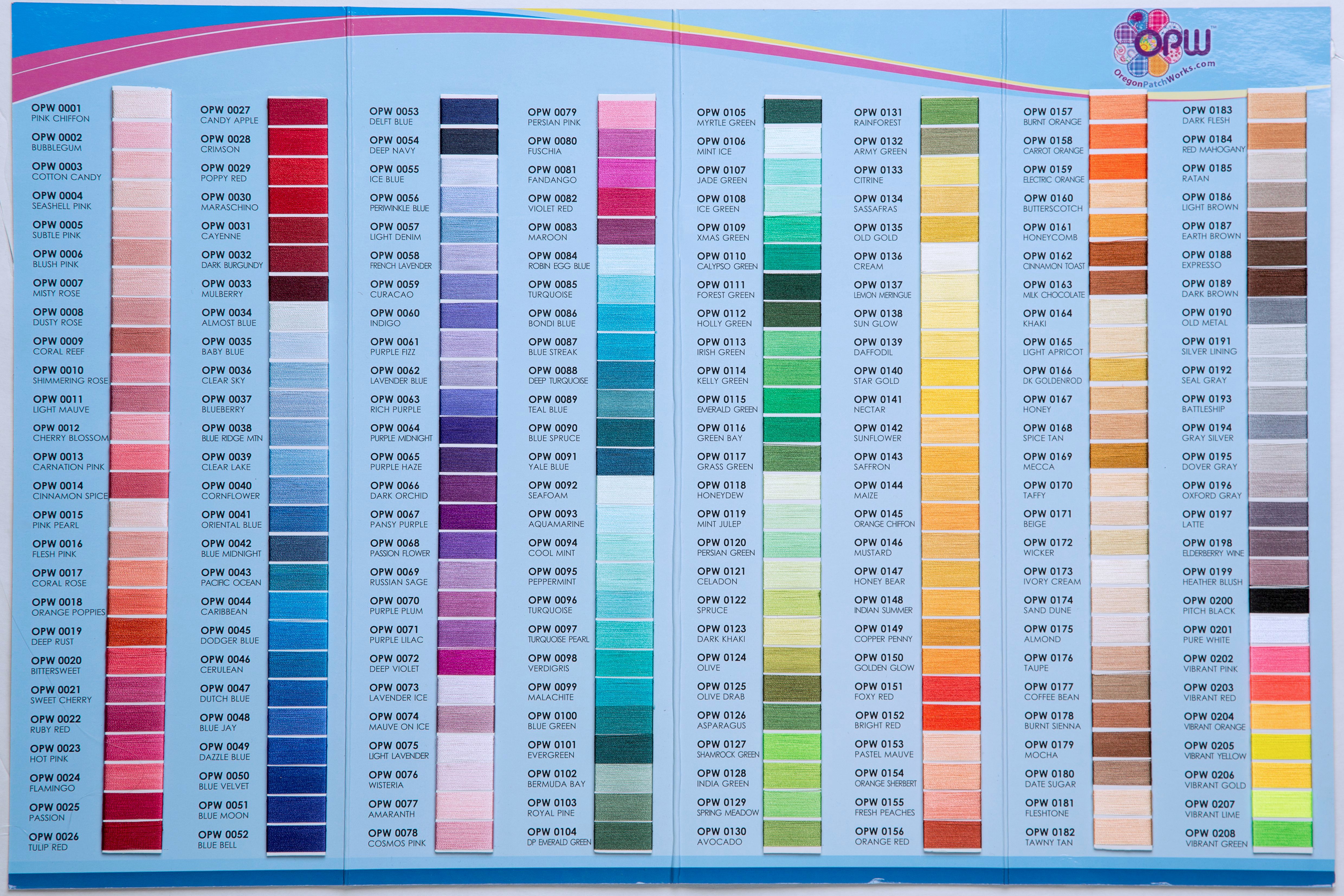 Premium Thread Color Chart-3