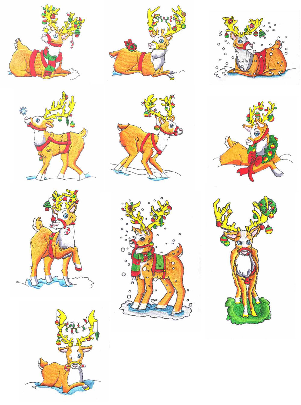 Christmas Reindeers-3