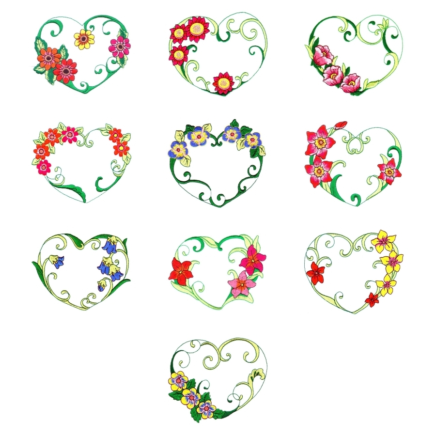 Floral Hearts