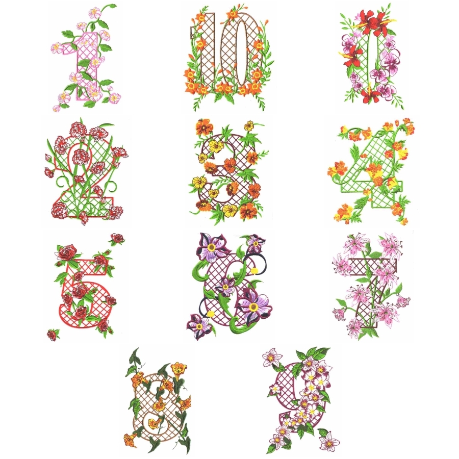 Floral Numbers