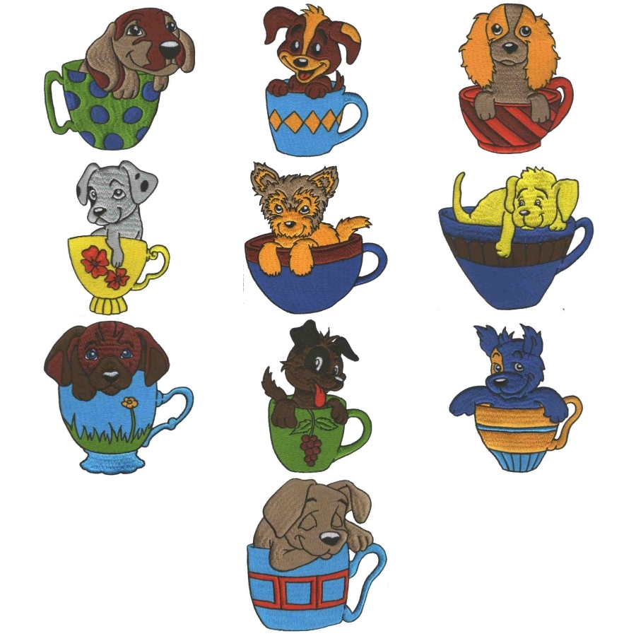 Puppies in Teacups