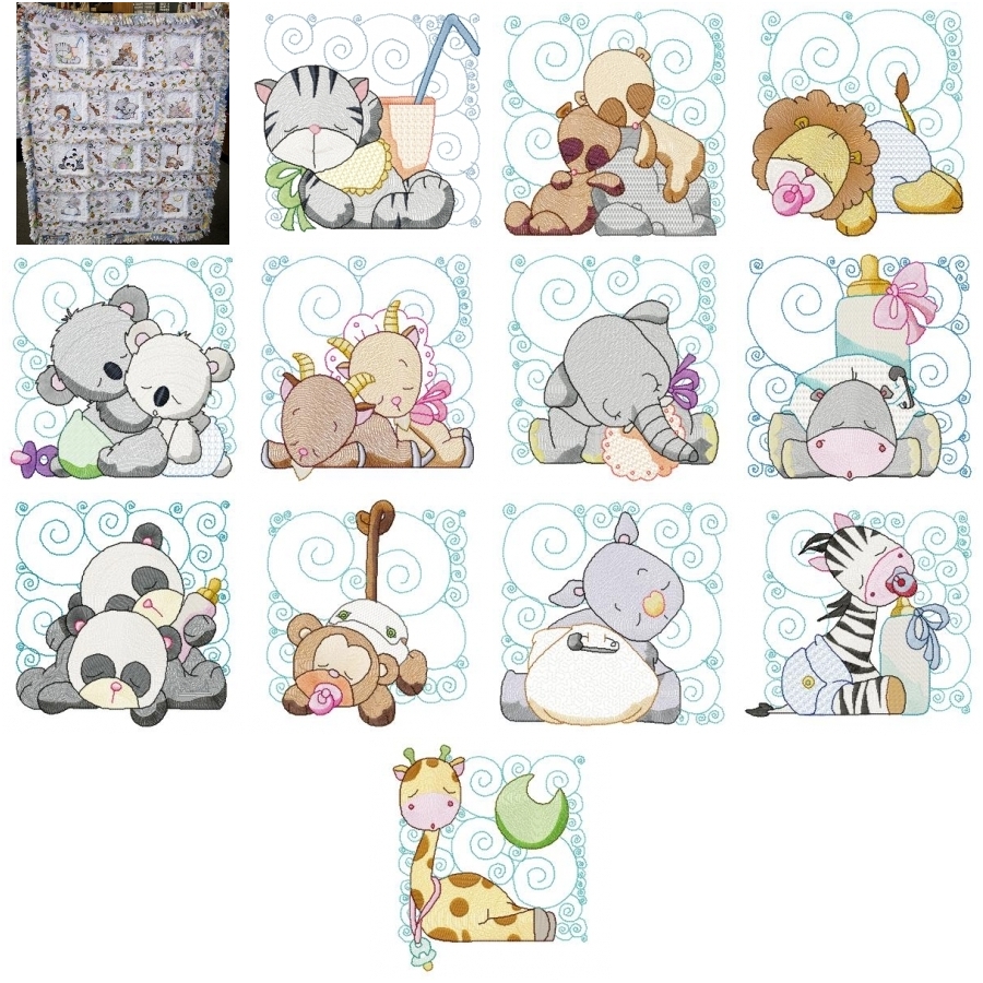 Zoo Animal Quilt Blocks