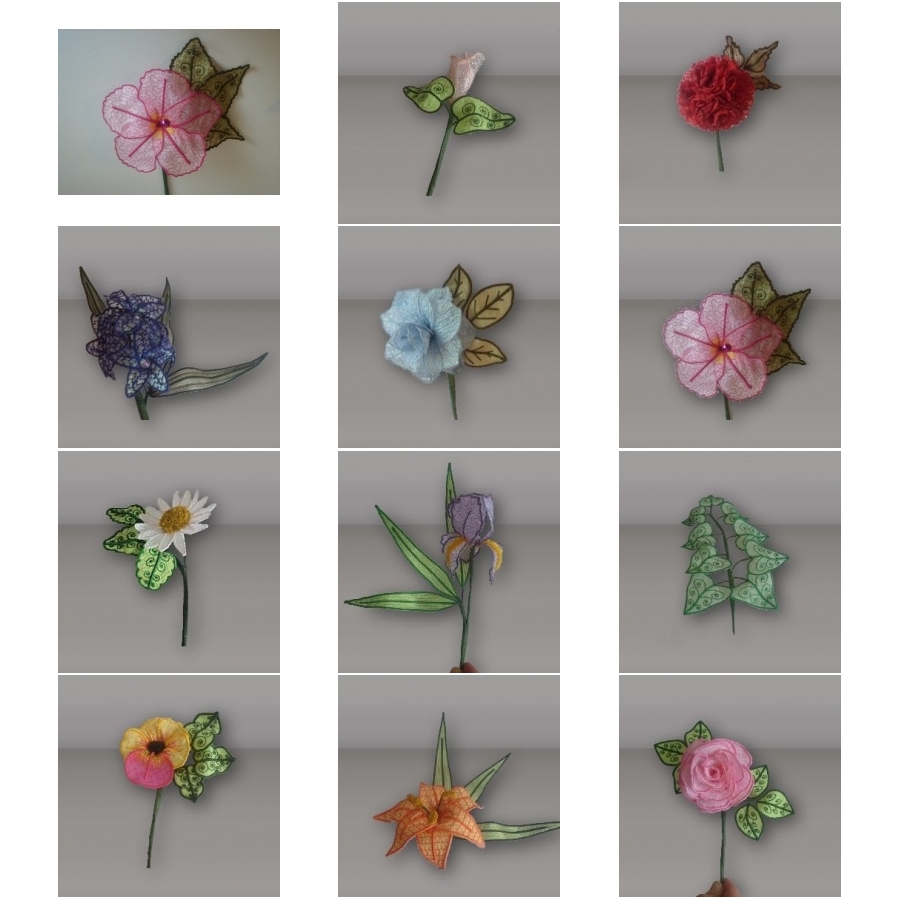 PAMS LACEY FLOWERS ONE 