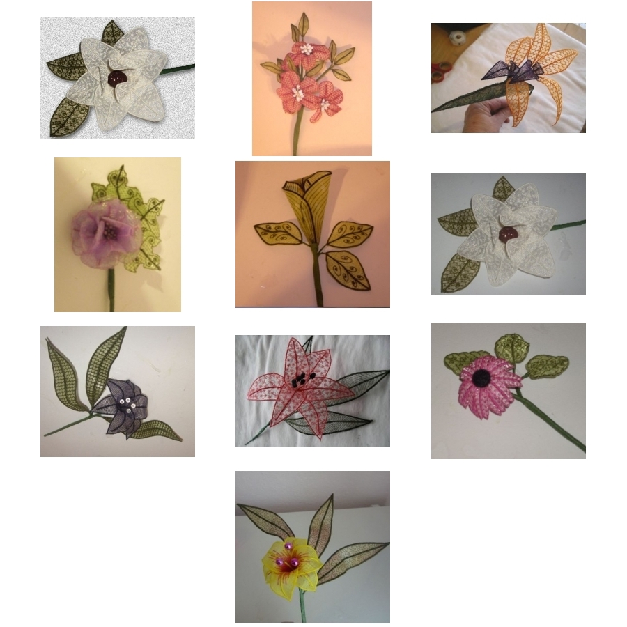 PAMS LACEY FLOWERS COLLECTION THREE 
