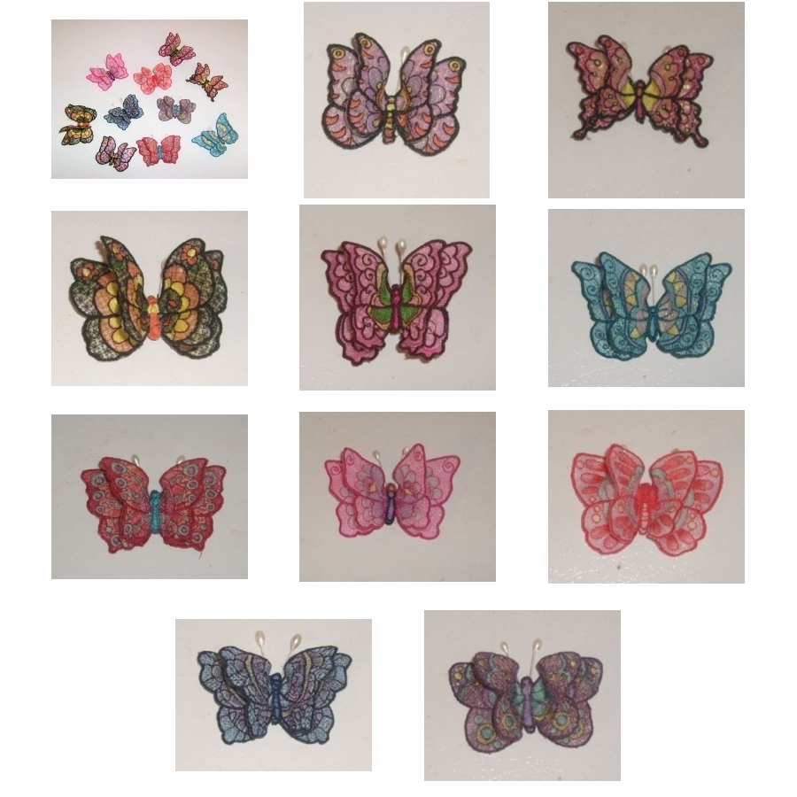 PAMS 3D LACEY BUTTERFLIES COLLECTION ONE 