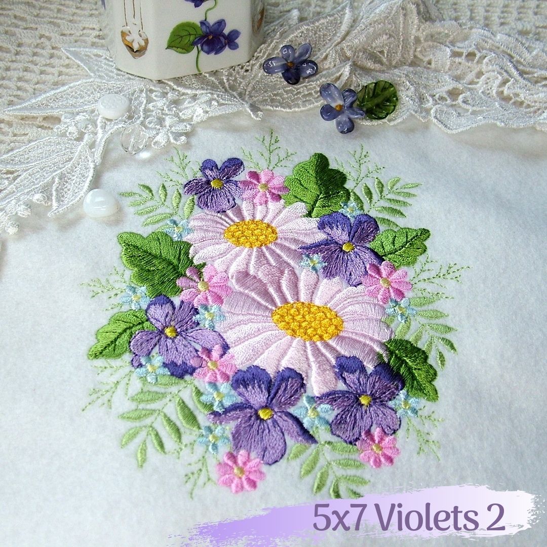 violet flower floral fan pillow daisy frame rose daffodil