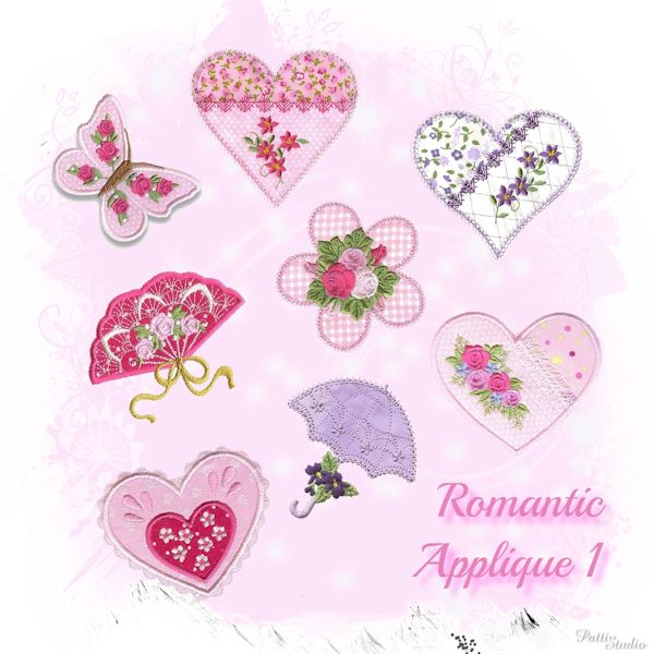 Romantic Applique 1 -3