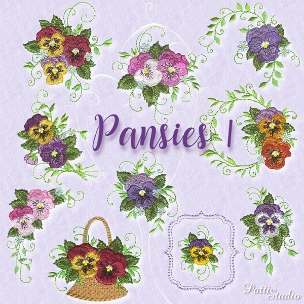 Pansies 1 -3