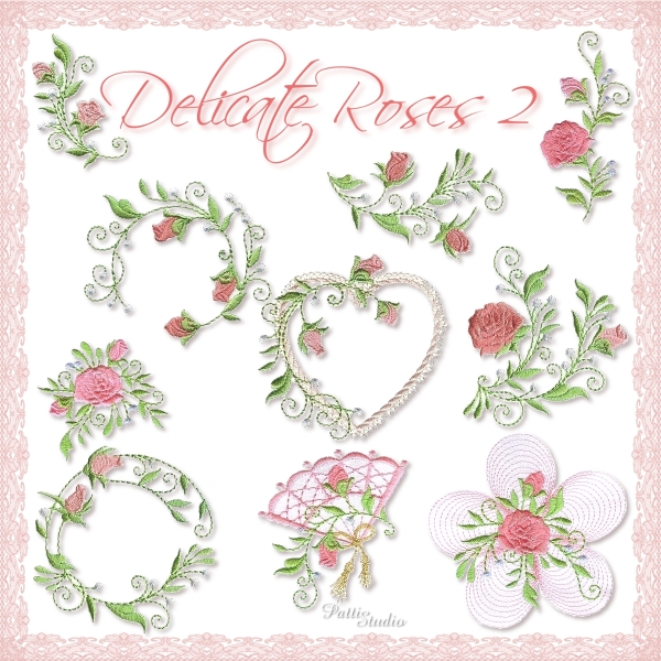 Delicate Roses 2 -3