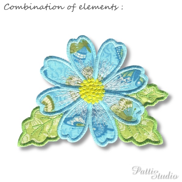 Applique Flowers 1 -11