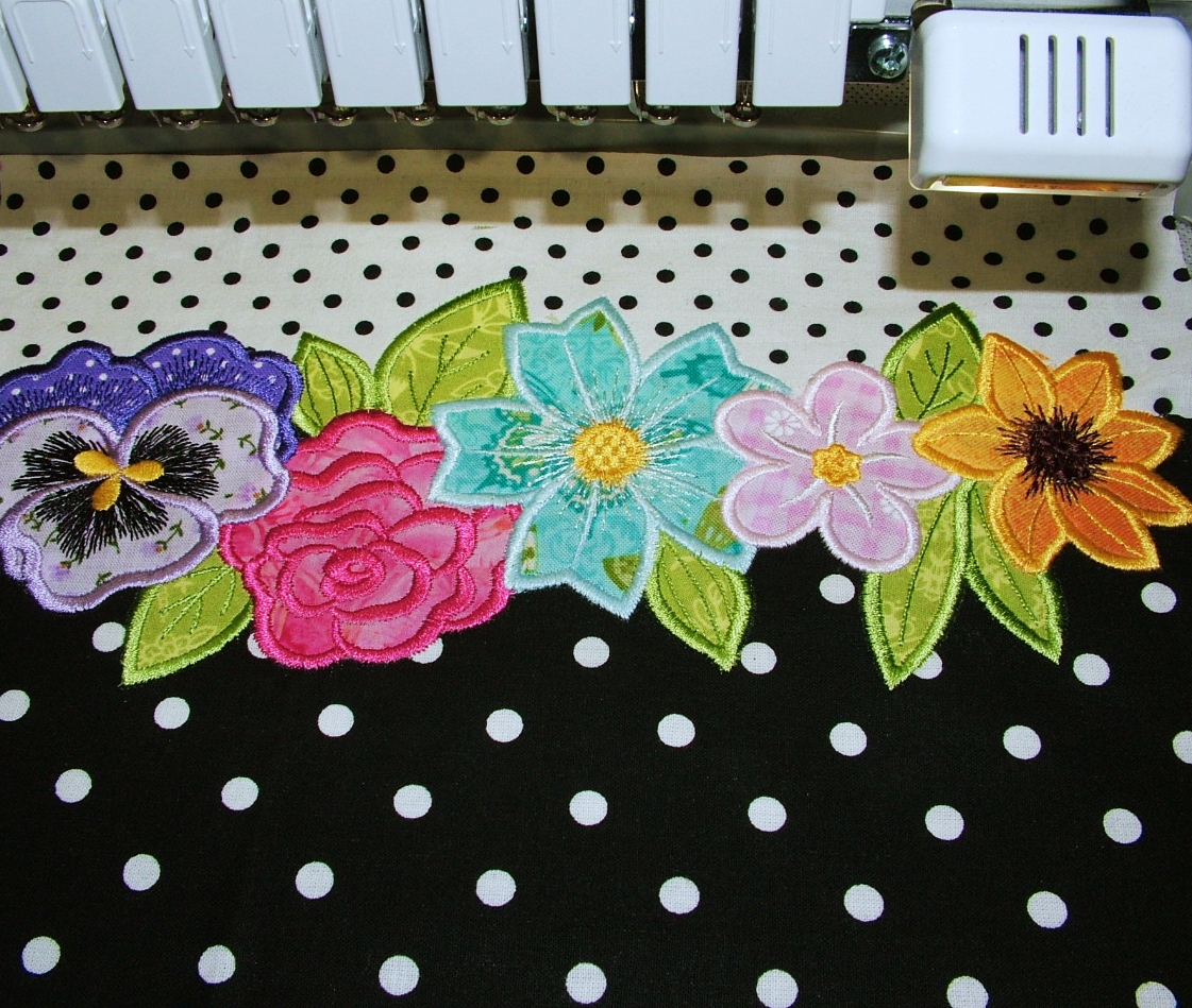 Applique Flowers 2-19