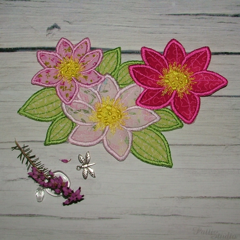 Applique Flowers 2-27