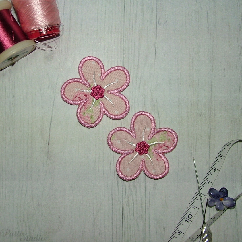 Applique Flowers 2-40