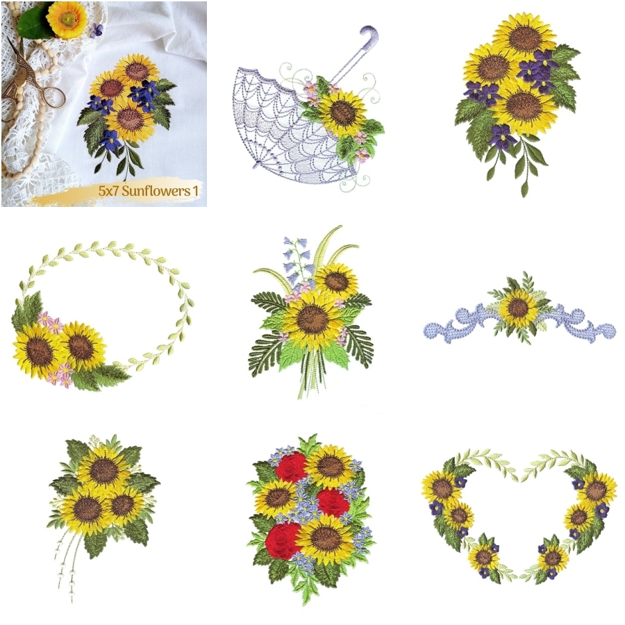 5x7 Sunflowers 1 