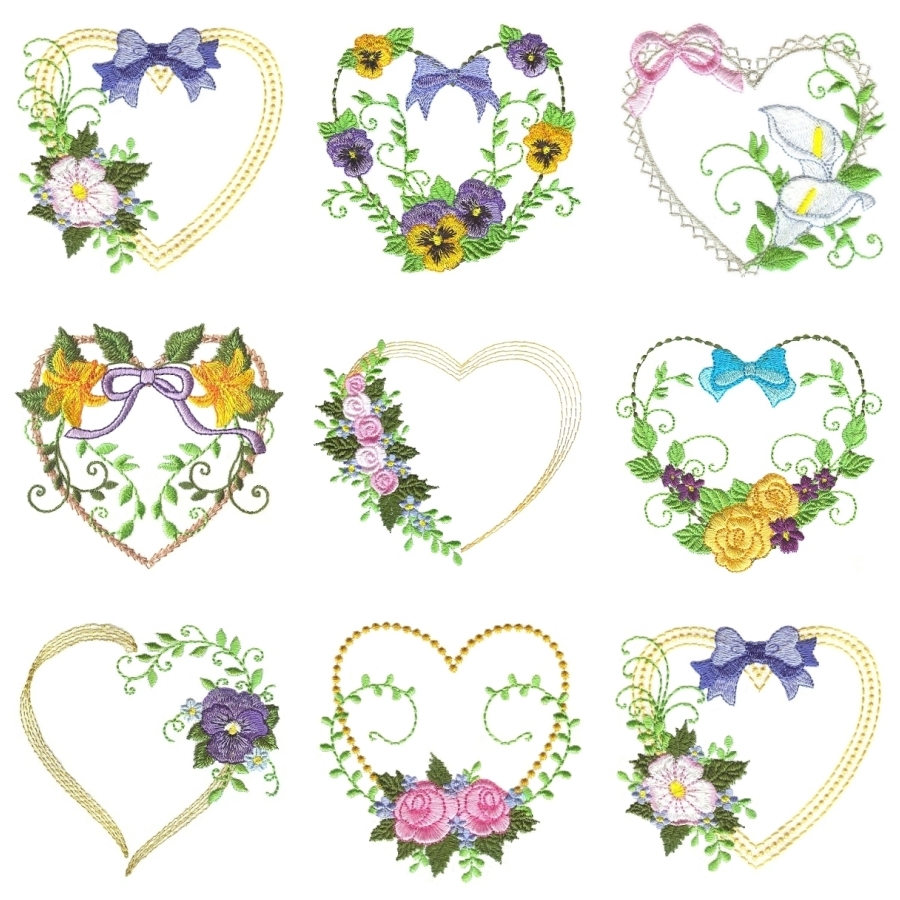 Floral Hearts 1 