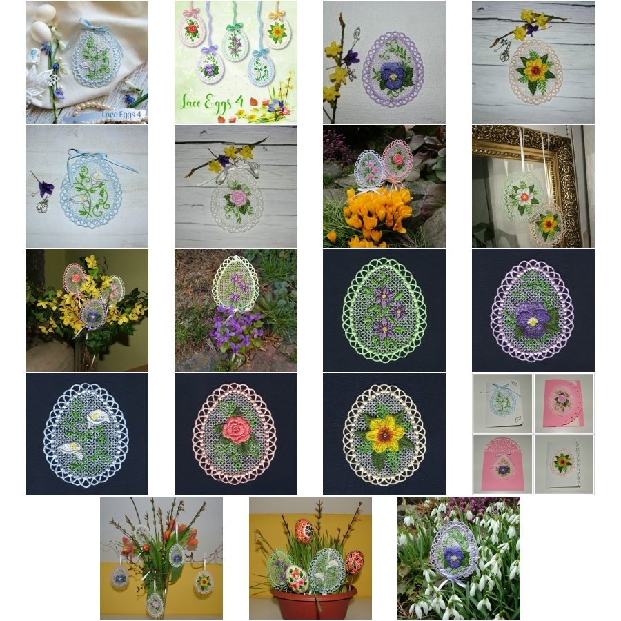 Lace Eggs 4 