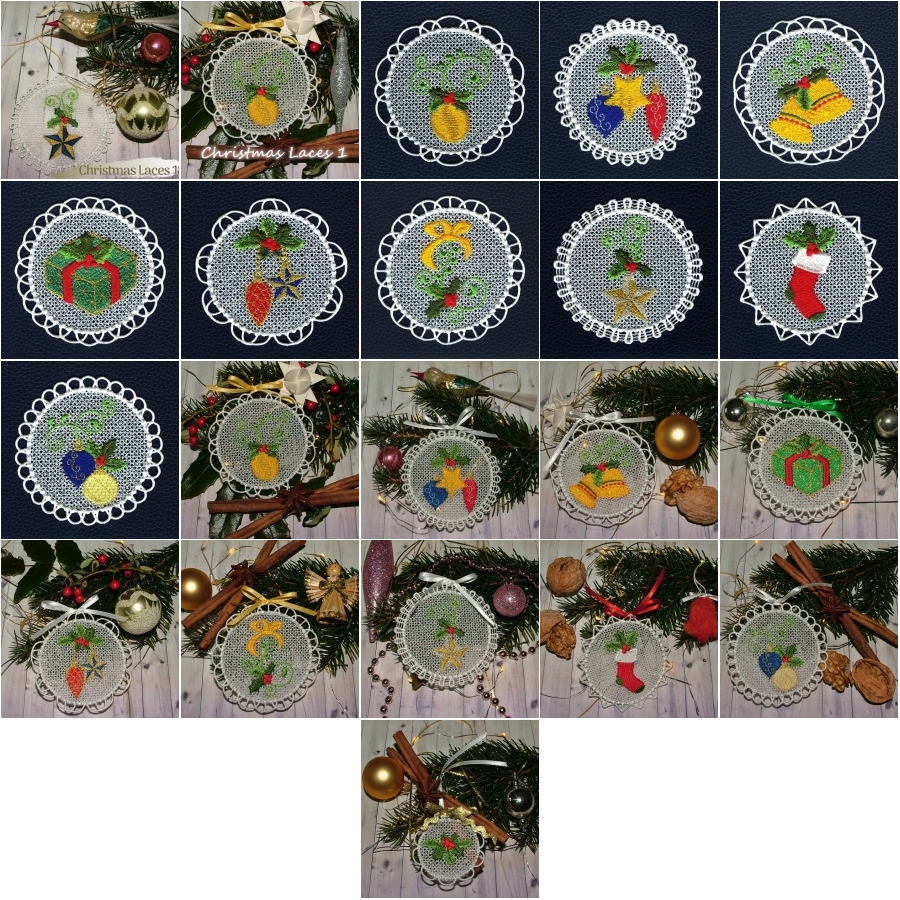 Christmas Laces 1