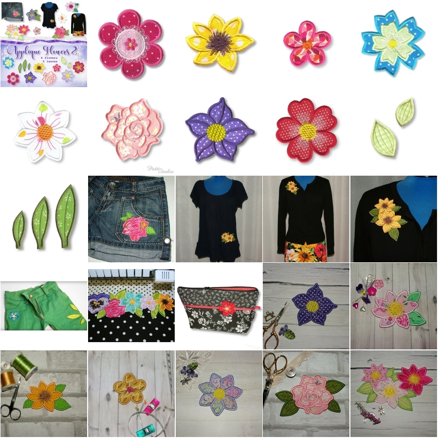 Applique Flowers 2
