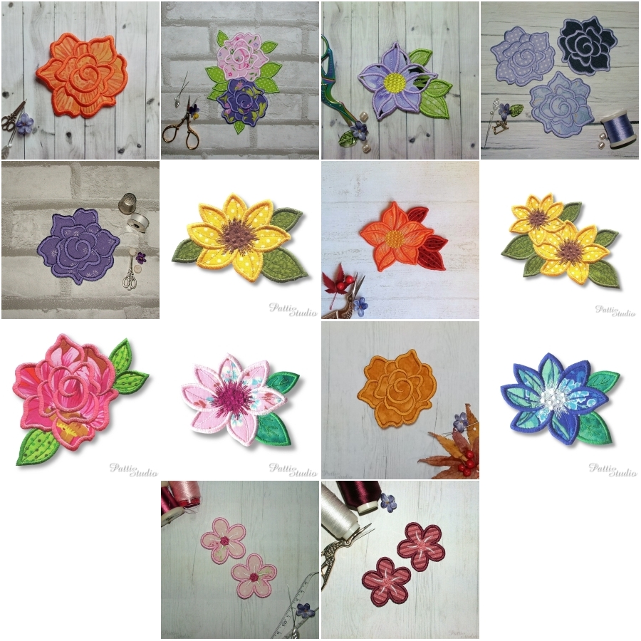 Applique Flowers 2