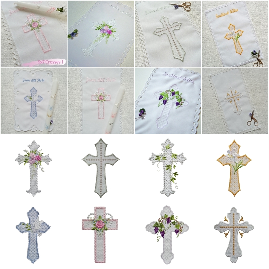 5x7 Crosses 1