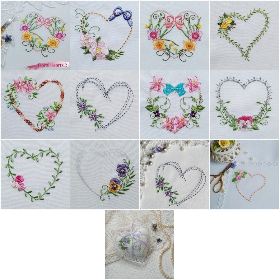 Floral Hearts 2