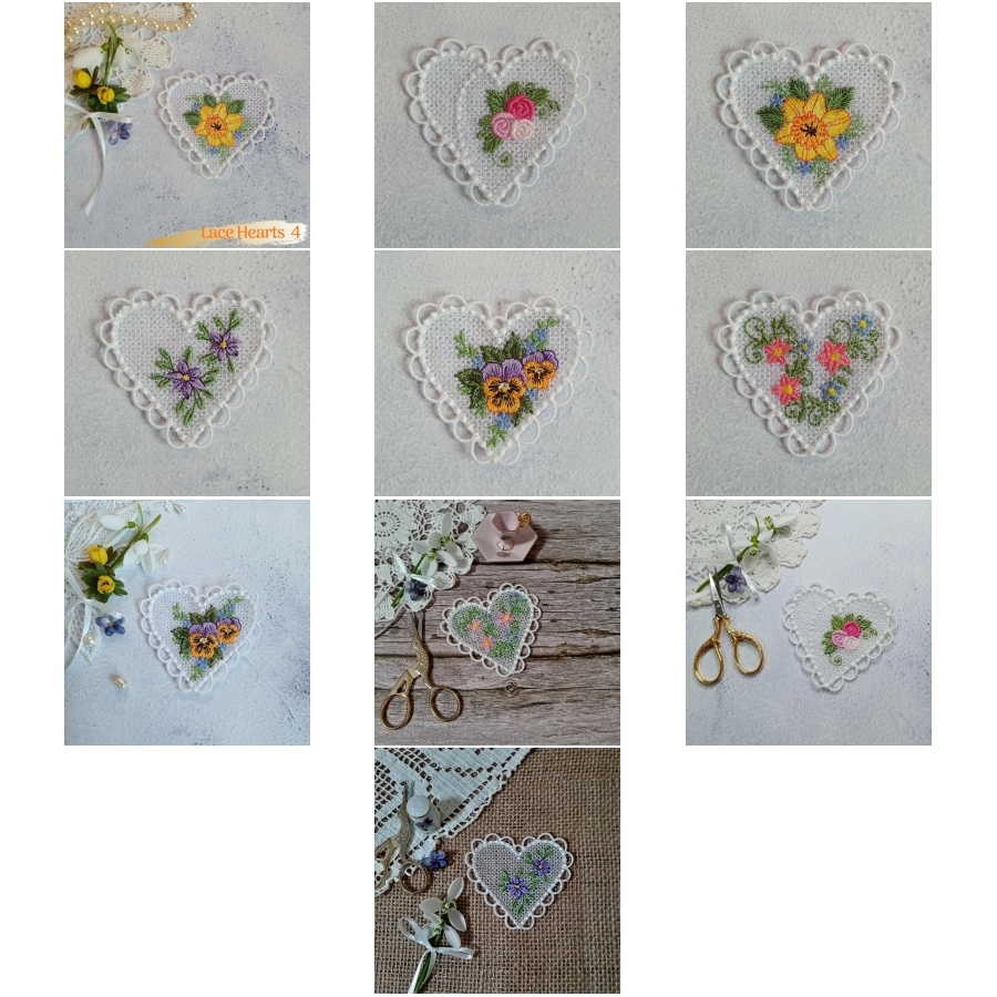 Lace Hearts 4