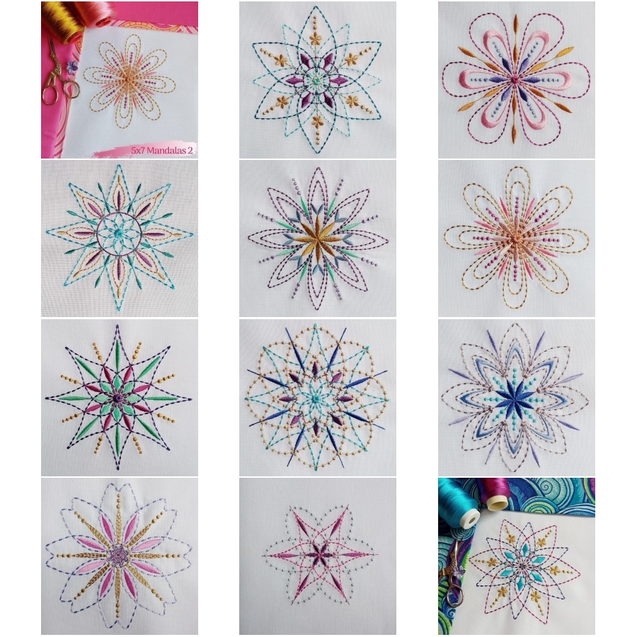 5x7 Mandalas 2