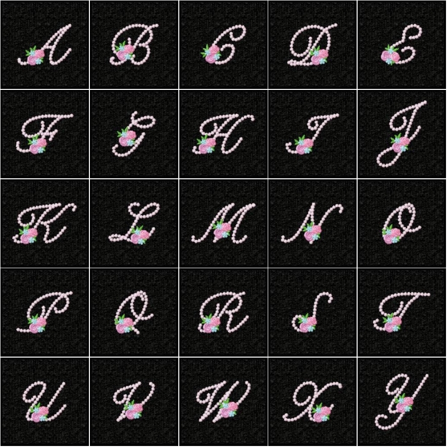 Candlewicking Alphabet