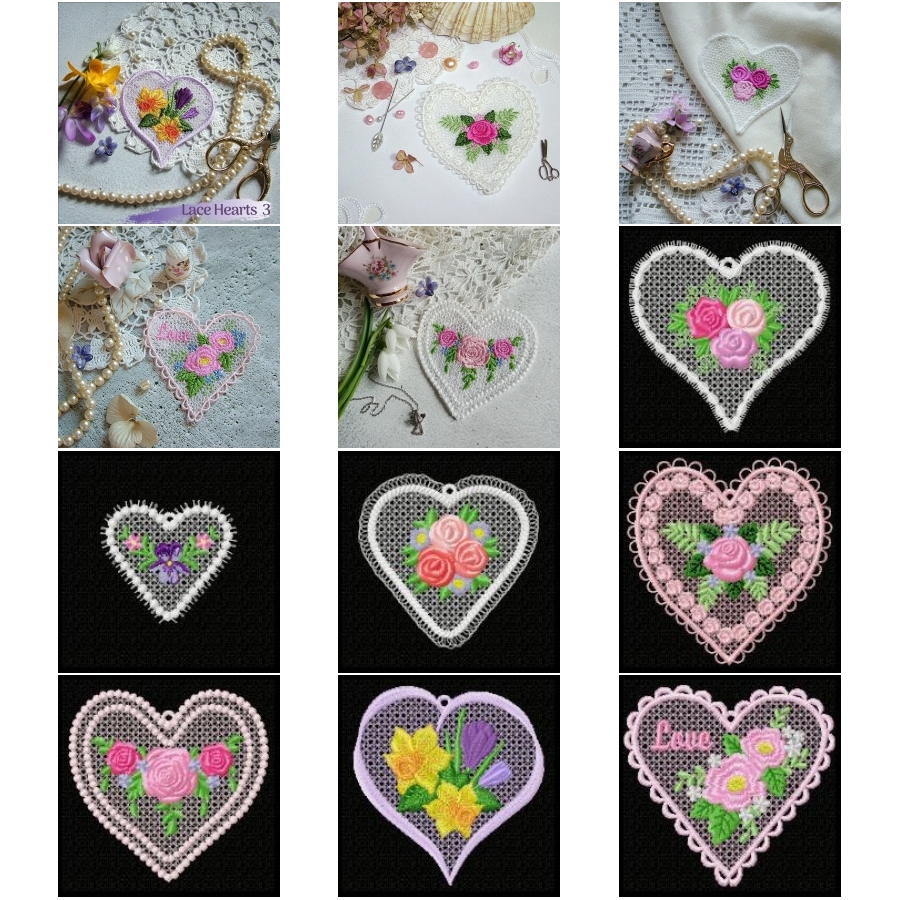 Lace Hearts 3