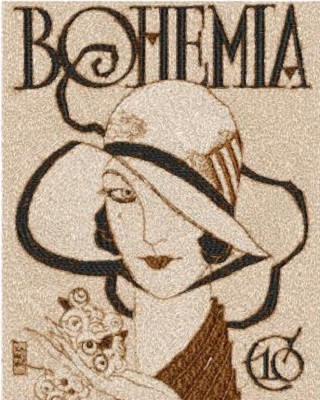 Vintage Bohemia Magazine Cover 