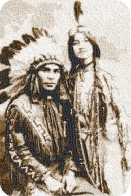 American Indian Couple 