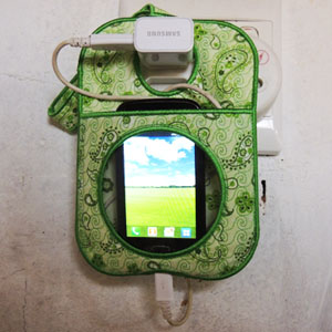 Cell Phone Charger Holder