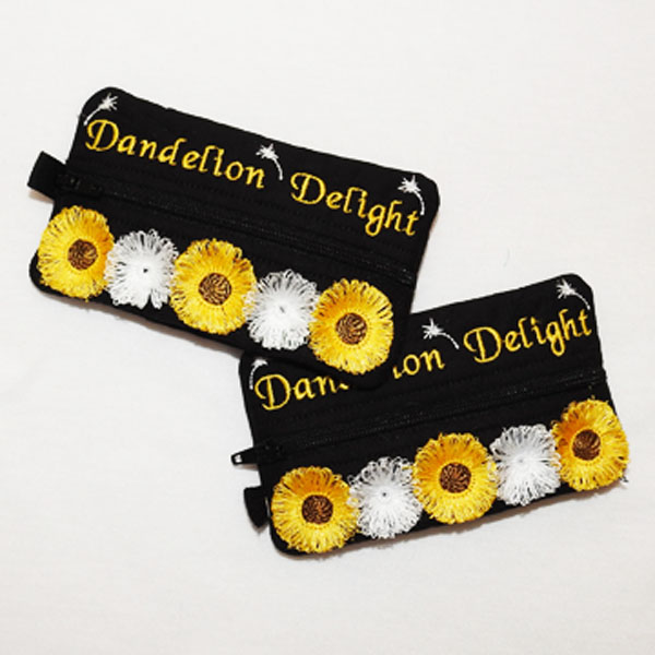 Dandelion Zipper Bag Trio-6