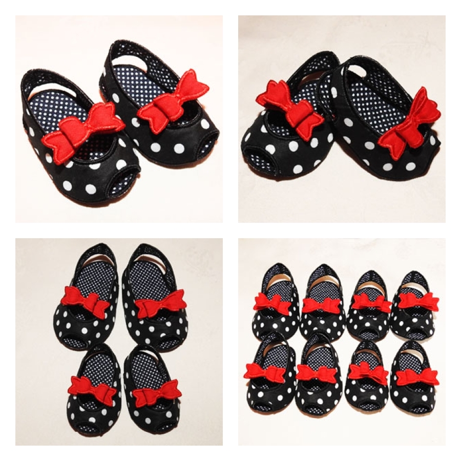 Baby Bow Peep Shoes 