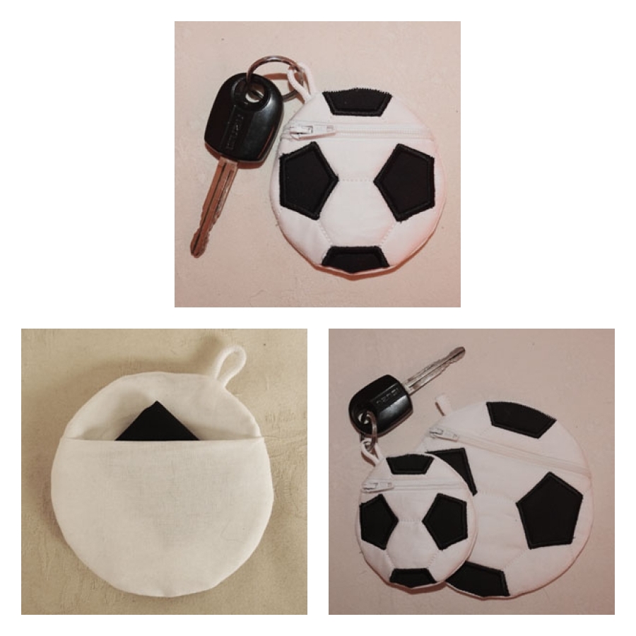 Soccer Ball Case and Key Holder