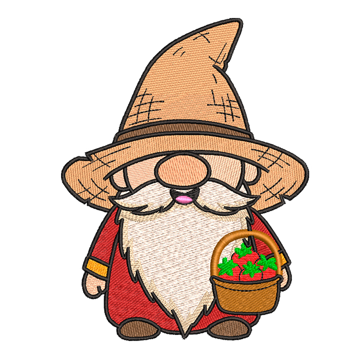 Farmer Gnome embroidery designs