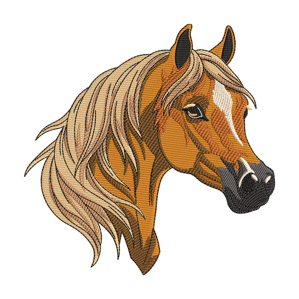 horses embroidery designs