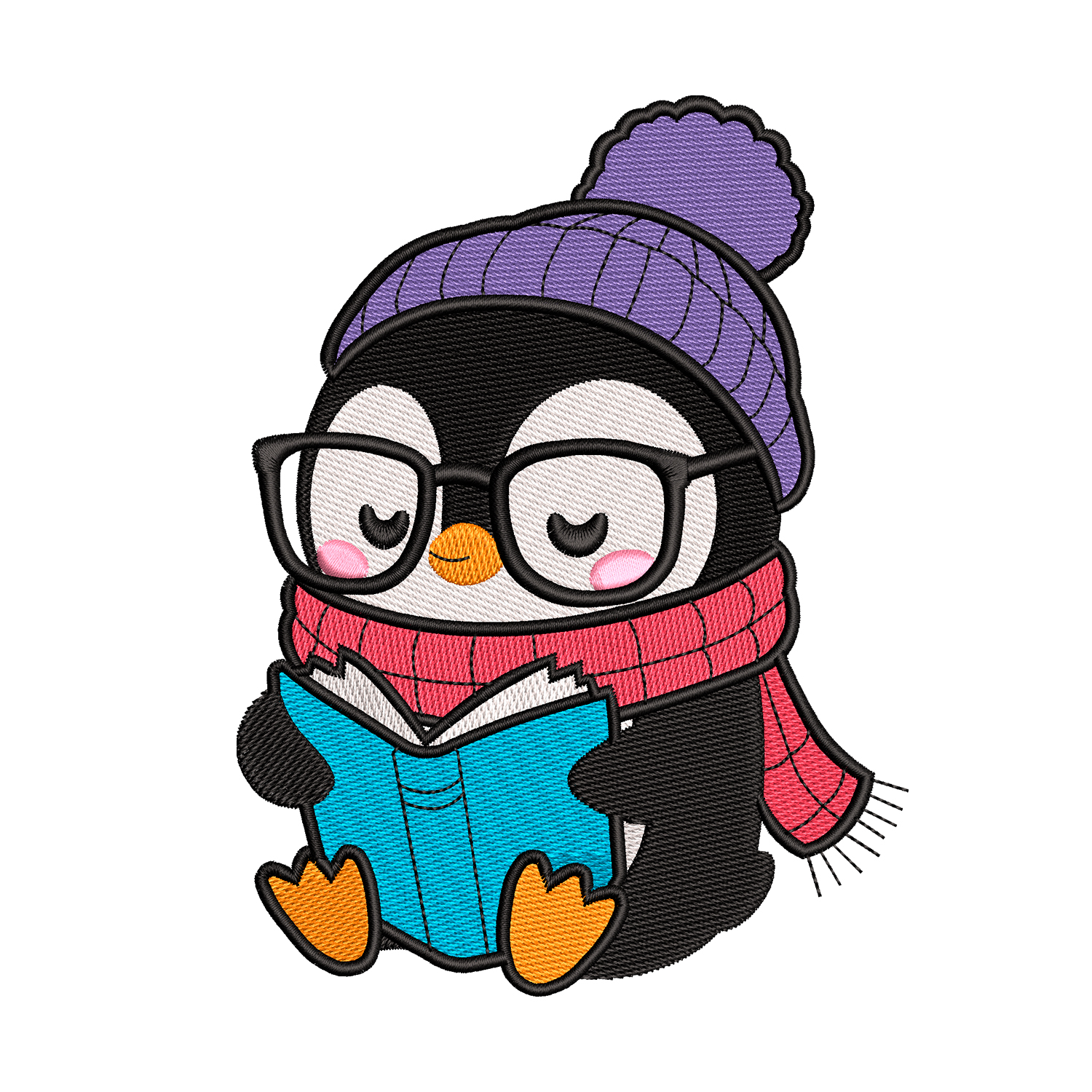 penguin embroidery designs