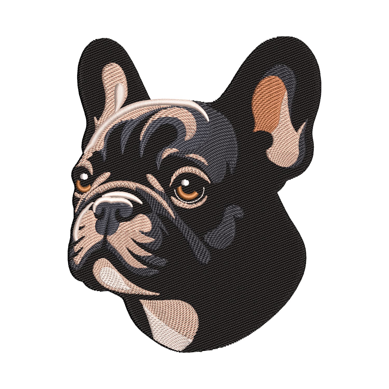 french bulldog embroidery designs