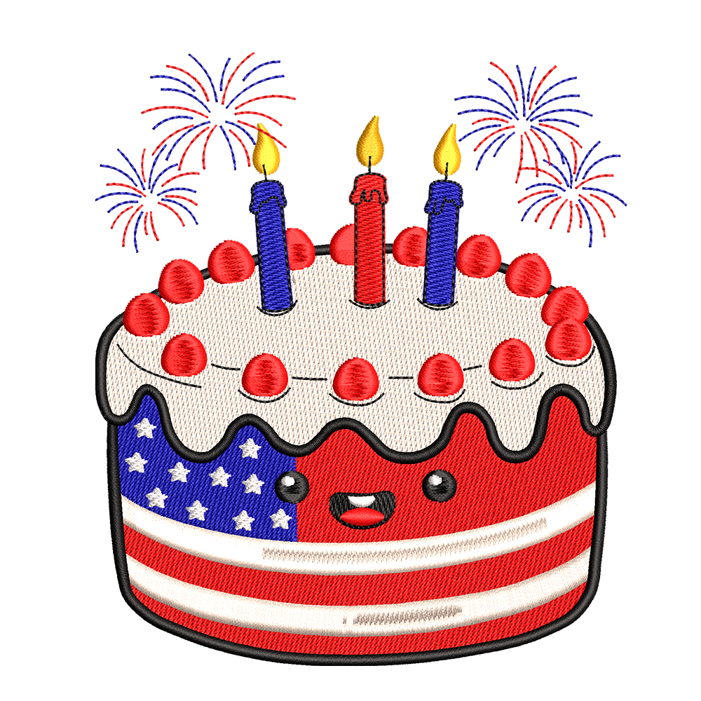 4th of July embroidery designs